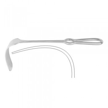 Mikulicz Liver Retractor Stainless Steel, 25 cm - 9 3/4" Blade Size 125 x 50 mm